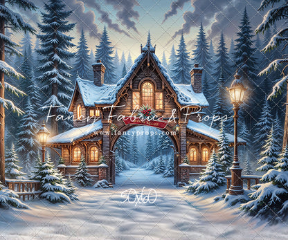 Santa's Village Entrance - With Sweep Option