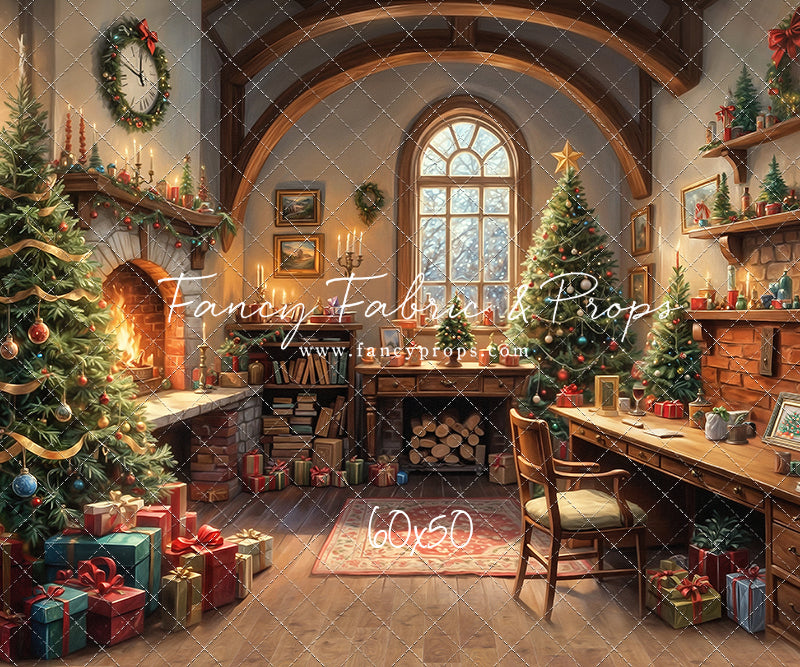 Santa's Winter Cabin - with Sweep Option