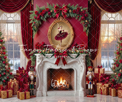 Scarlet Ballerina Christmas - with Sweep Option