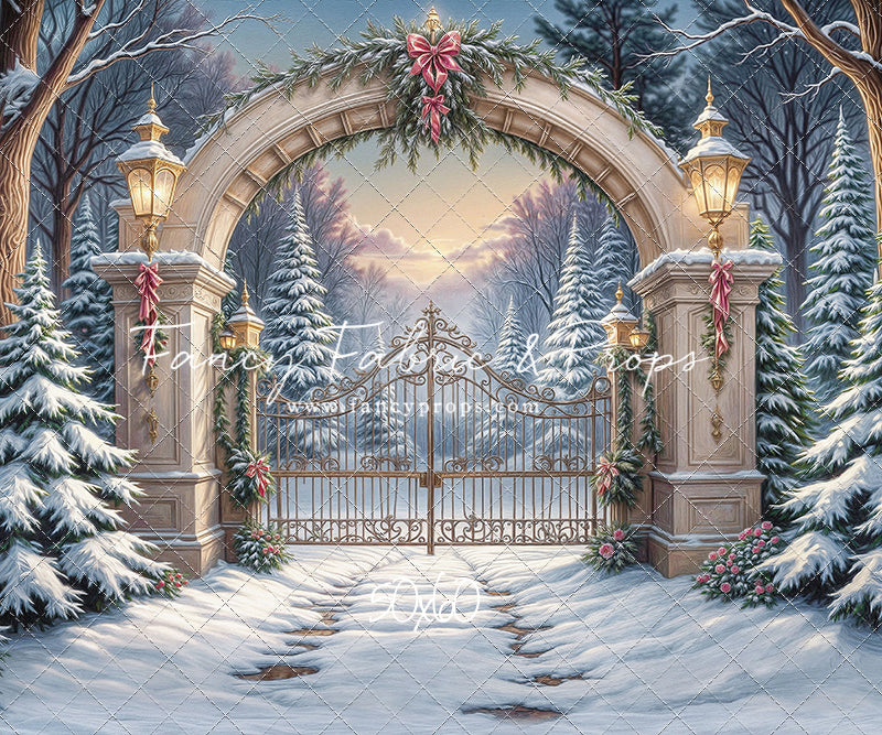 Snowfall At The Estate - with Sweep Option