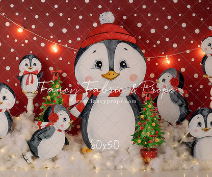 Snowy Penguin Friends