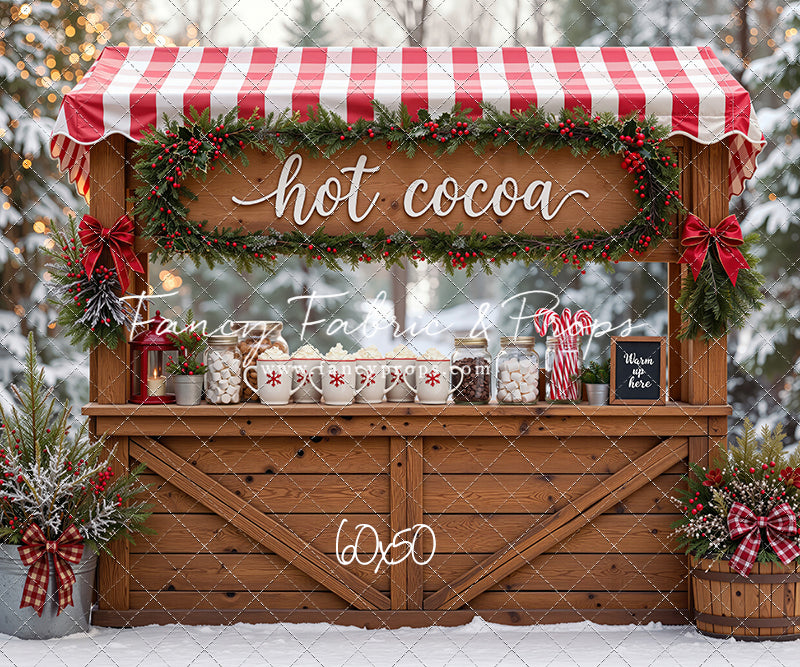 Snowy Sips Cocoa Bar - With Sweep Option