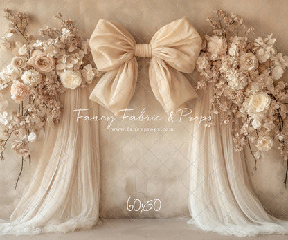 Soft Bow & Tulle - With Sweep Option