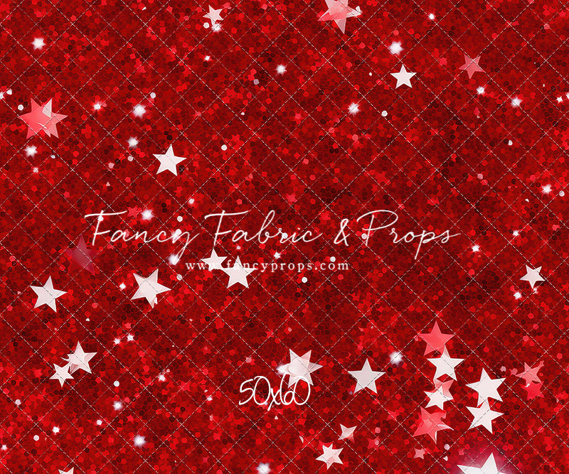 Starry Red Sparkle