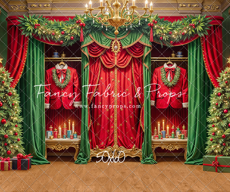 Suiting Up Santa - with Sweep Option