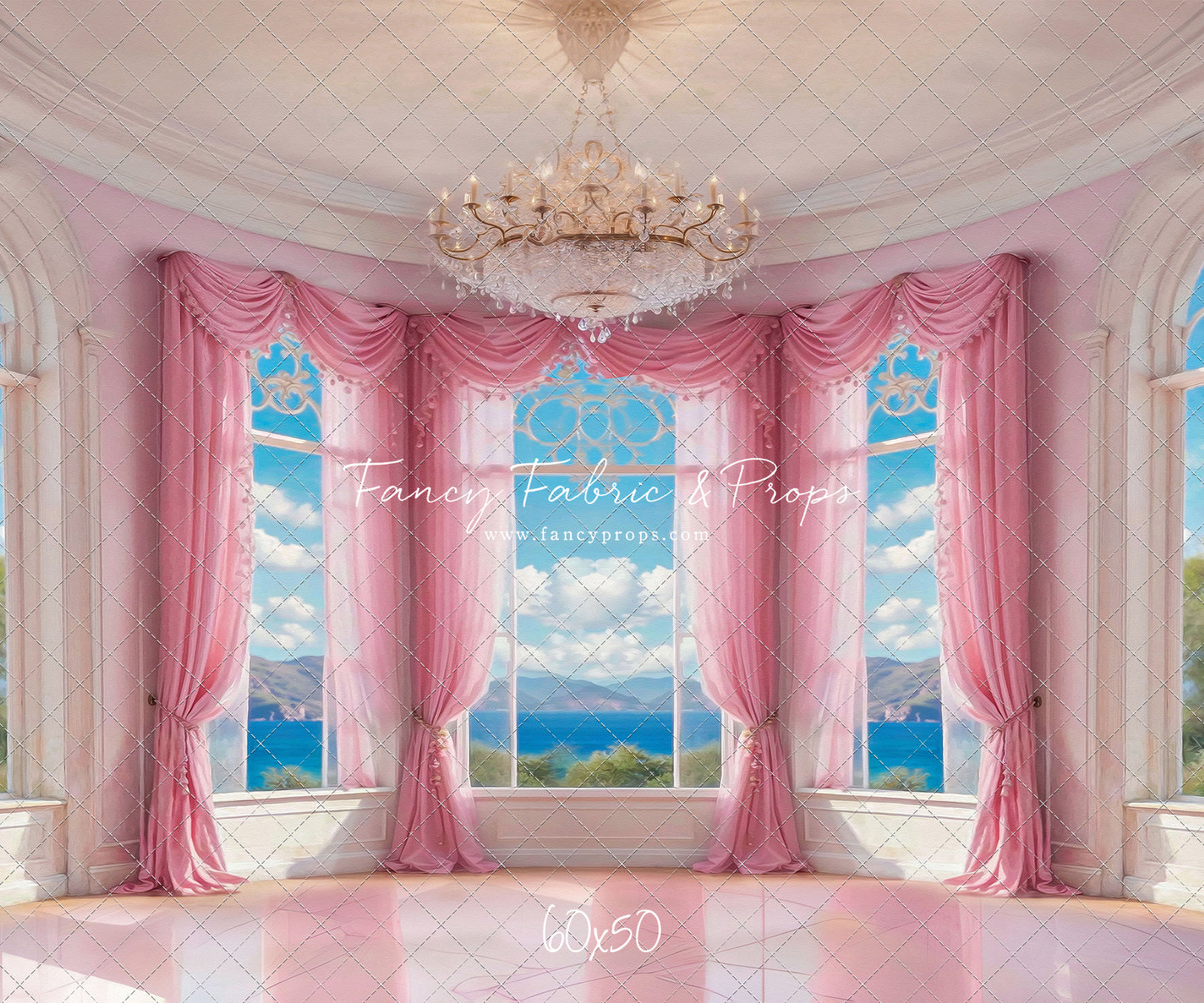 Summer Season Victorian Window - Marble Floor - With Sweep Option