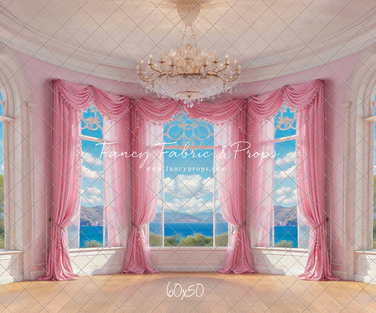 Summer Season Victorian Window - Wood Floor - With Sweep Option