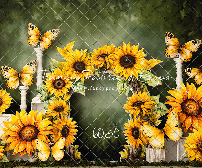 Sunny Flowers & Butterflies