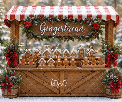 Sweet Spruce Gingerbread Stand - With Sweep Option