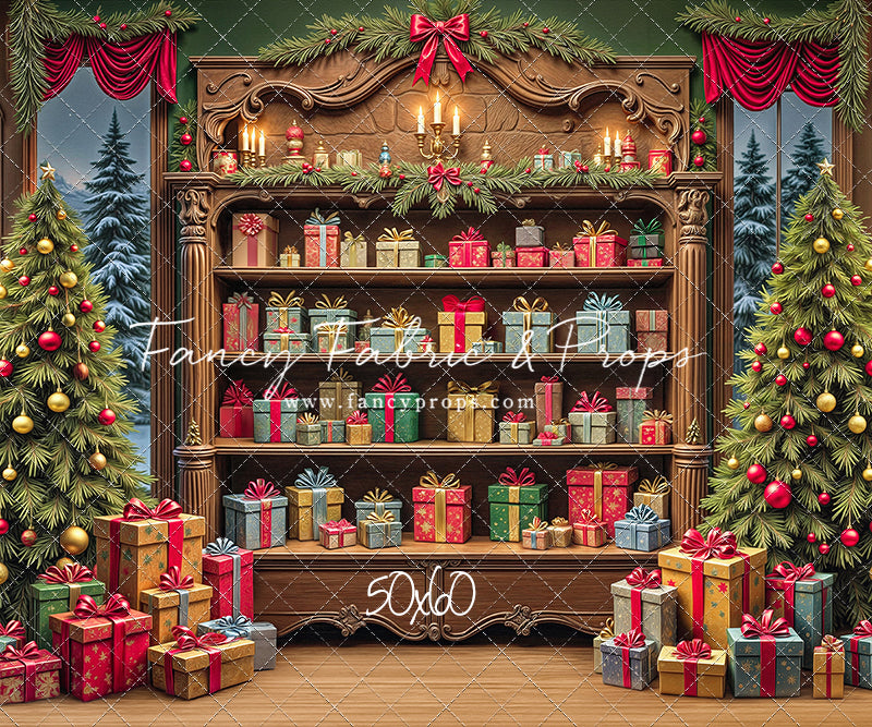 The Christmas Curio Cabinet - with Sweep Option