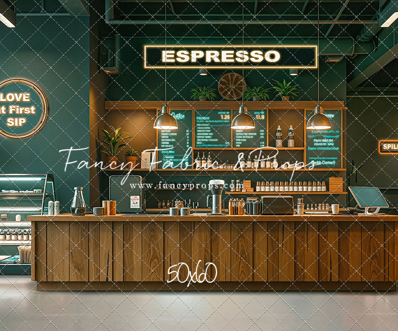 The Coffee Spot - White Floor Version - With Sweep Option