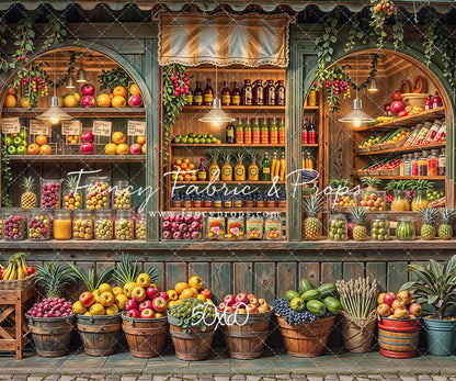 Tropical Fruit Market - With Sweep Option