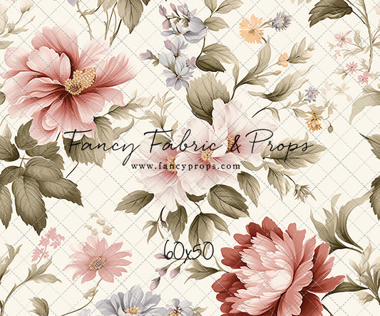 Vintage Pastel Blooms