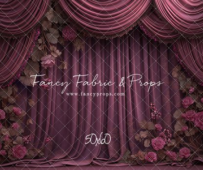 Vintage Plum Romance - With Sweep Option