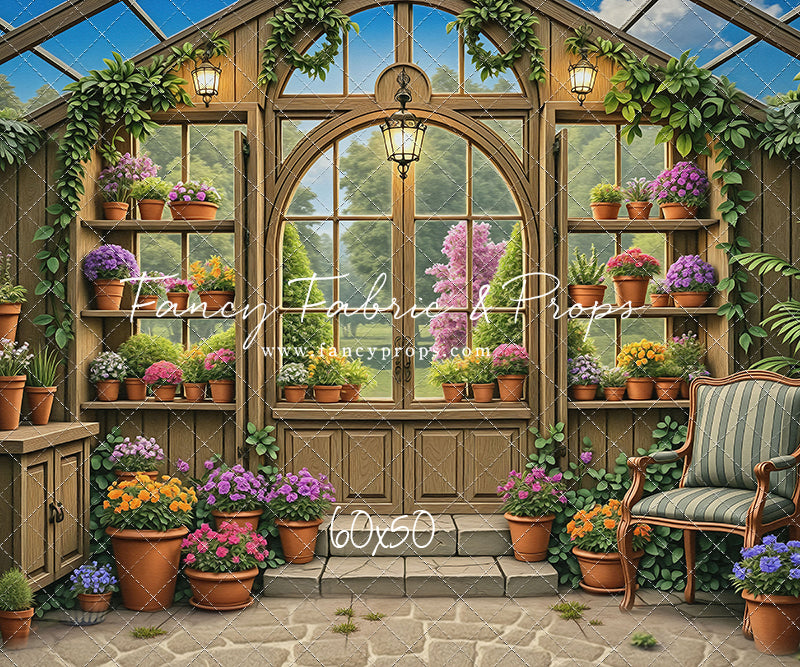 Violet Lavender Greenhouse - With Sweep Option