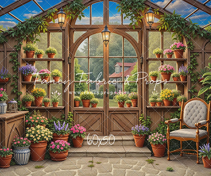 Vivid Blooming Greenhouse - With Sweep Option