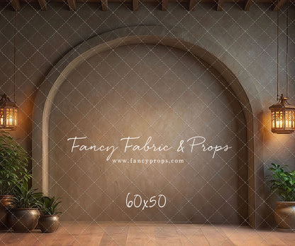 Warm Amber Archway - No Bench - With Sweep Option