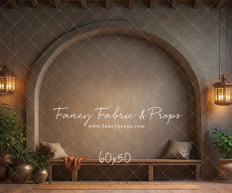 Warm Amber Archway - With Bench - With Sweep Option