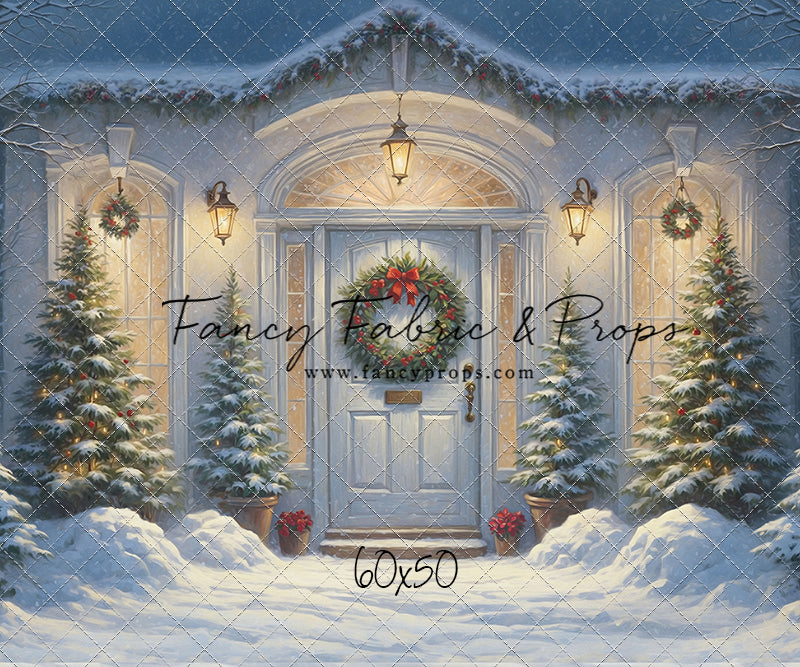 White Christmas Welcome - With Sweep Option