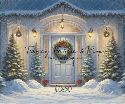 White Christmas Welcome - With Sweep Option