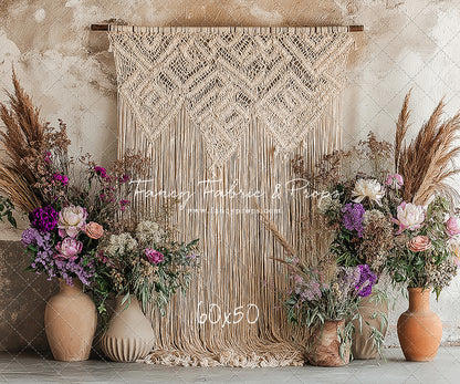 Wildflower Macrame - With Sweep Option