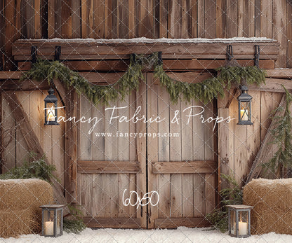 Winter Barn Entry - with Sweep Option