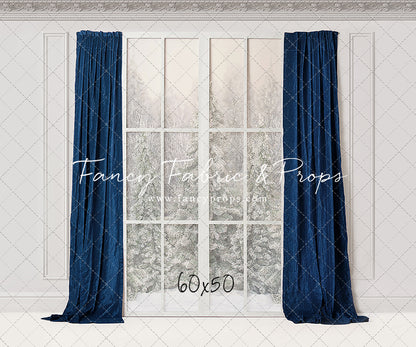 Winter Window Blue
