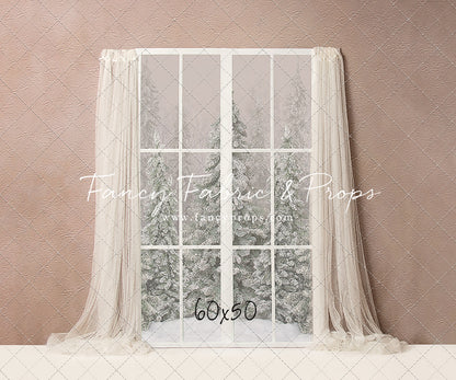 Woodland Winter Window