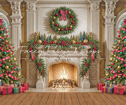 Yuletide Hearth - with Sweep Option