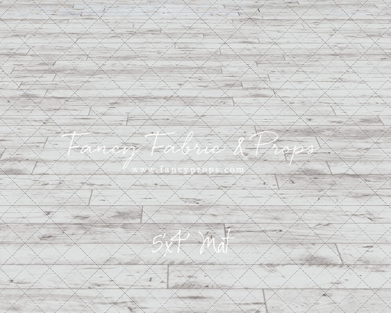 Winter White Wood - Mat Floor