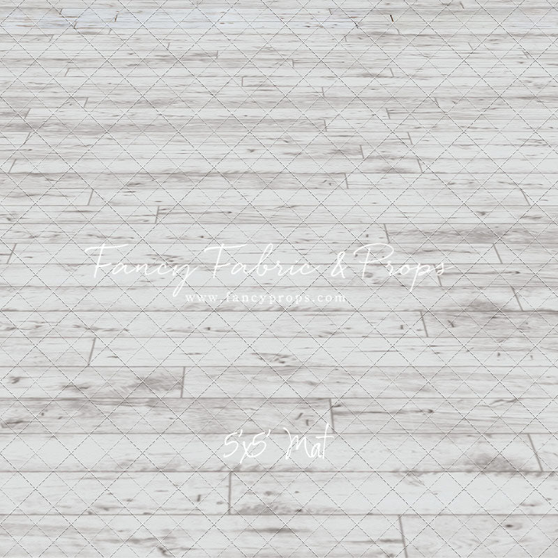 Winter White Wood - Mat Floor