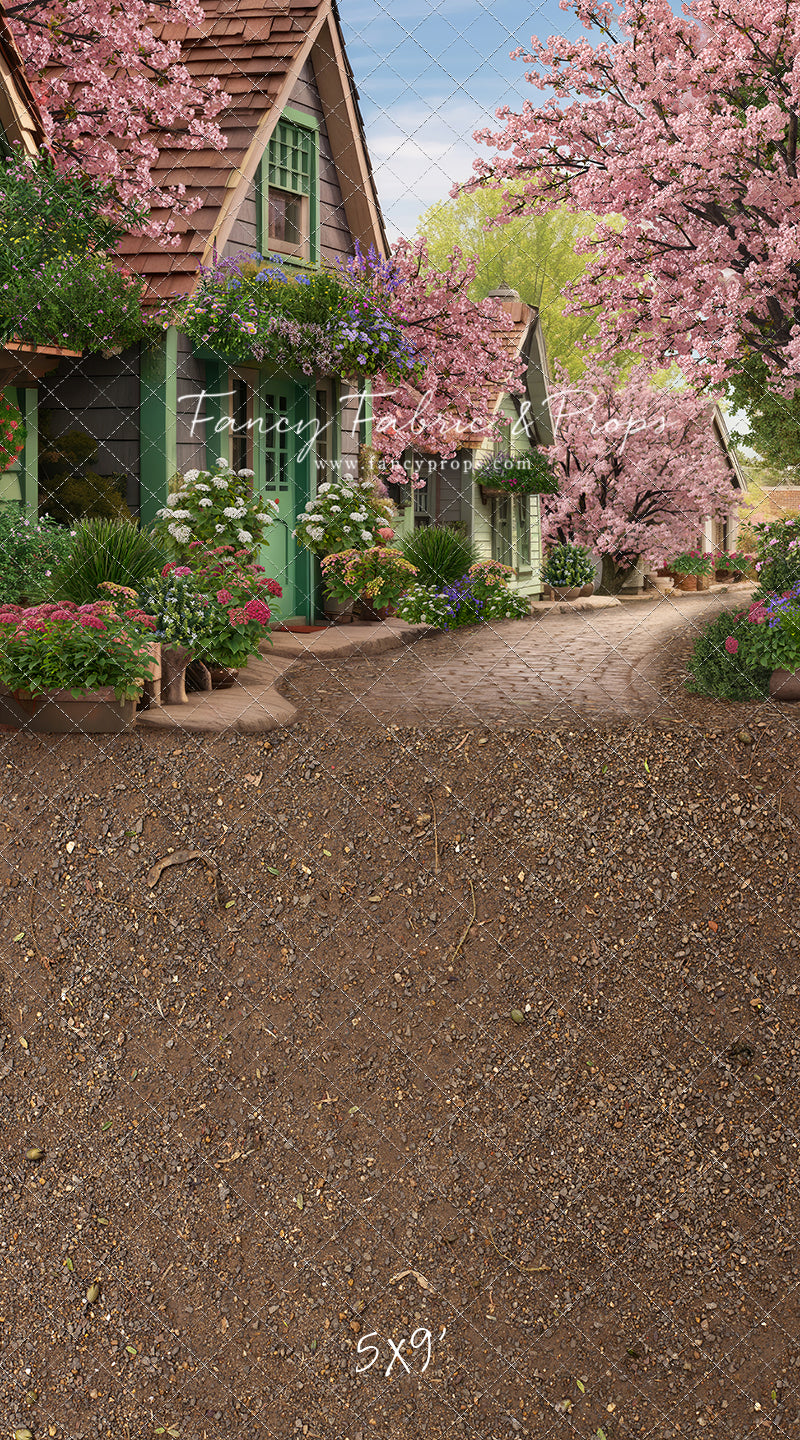 Blossoming Spring Country Road - With Sweep Option