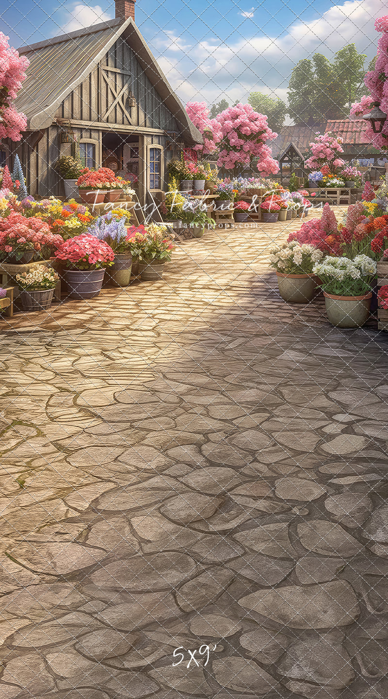 Country Flower Market Path - With Sweep Option