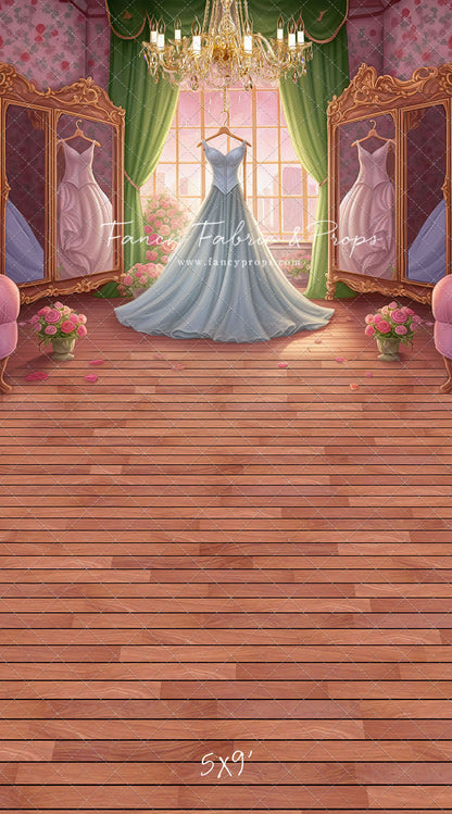 Dress Like A Princess - Ice Blue Dress - With Sweep Option