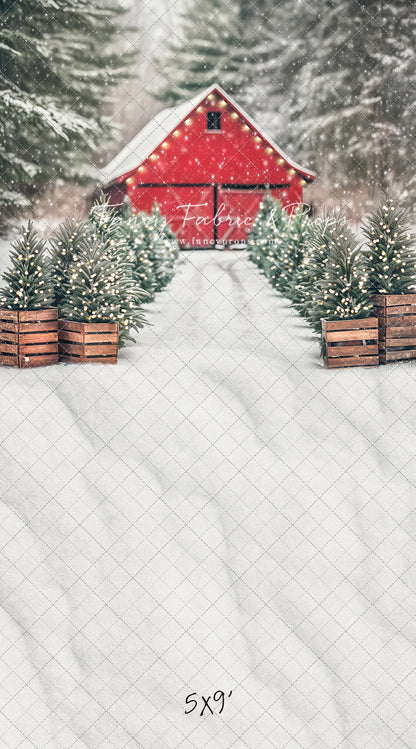 Festive Pickup Truck Farm - with Sweep Option