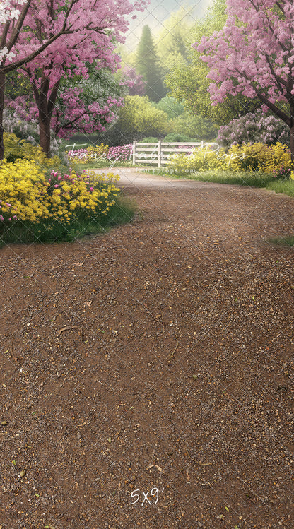 Flowering Spring Path - With Sweep Option