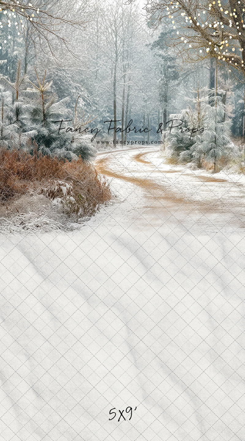 Frosted Country Path - with Sweep Option