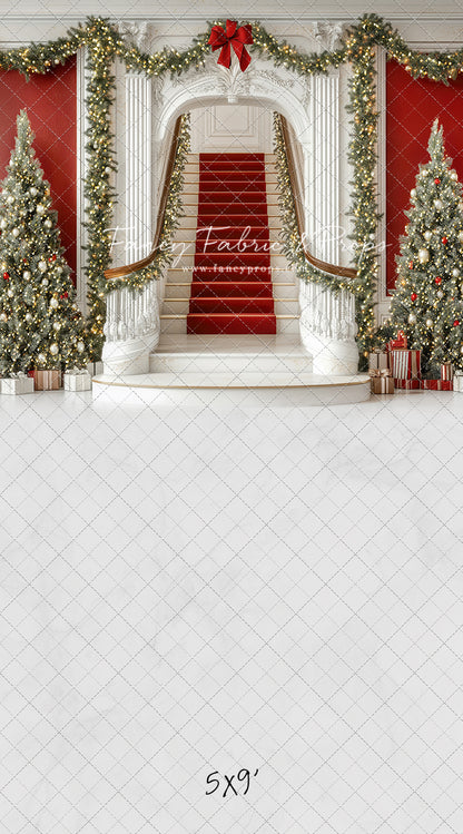 Grand Christmas Staircase - with Sweep Option