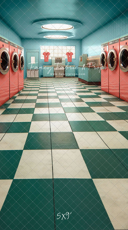 Laundry Day - Blue With Double Washers- With Sweep Option