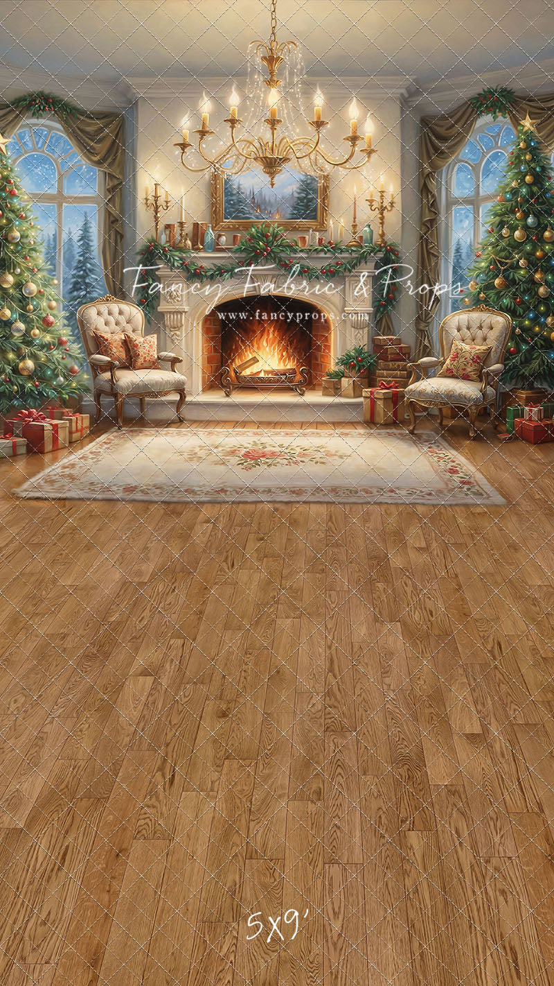 Majestic Christmas Parlor - With Sweep Option