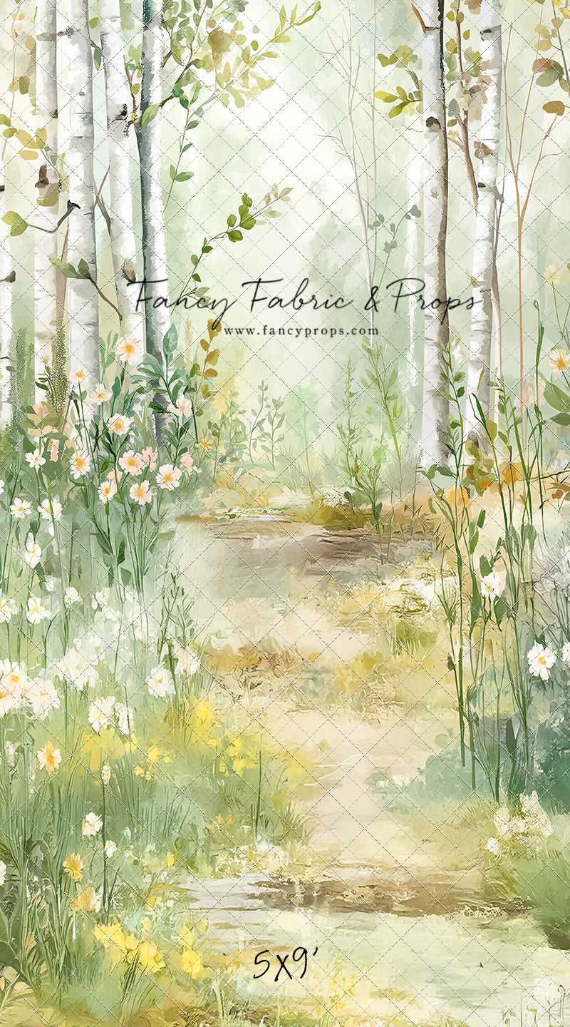 Painted Birch Forest - With Sweep Option