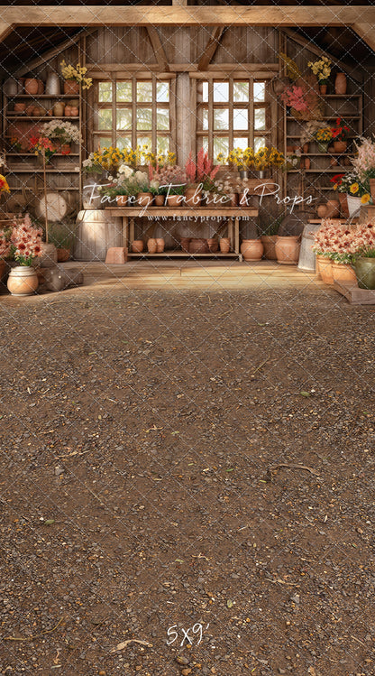 Rustic Greenhouse Blooms - With Sweep Option