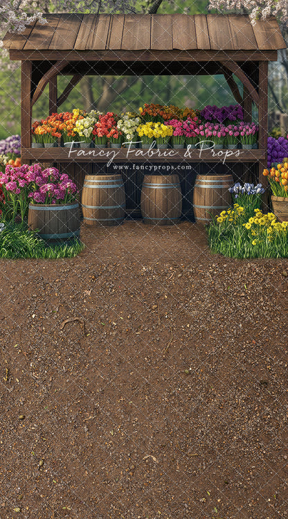 Rustic Spring Flower Stand - With Sweep Option
