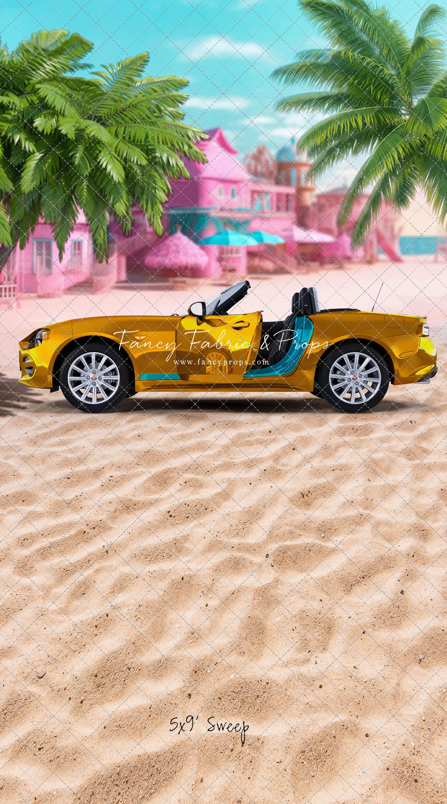 Beach Convertible -Gold - With Sweep Option