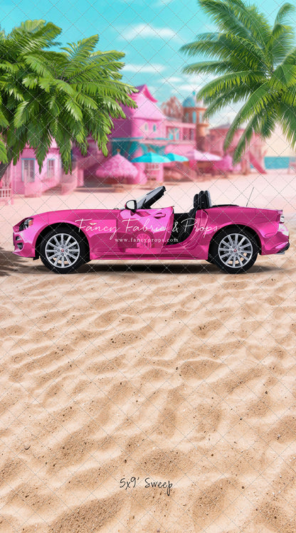 Beach Convertible -Pink - With Sweep Option