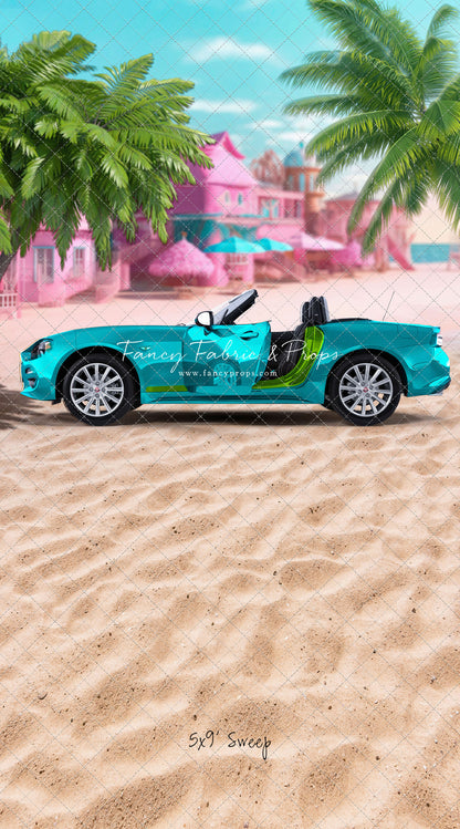 Beach Convertible -Teal Blue - With Sweep Option