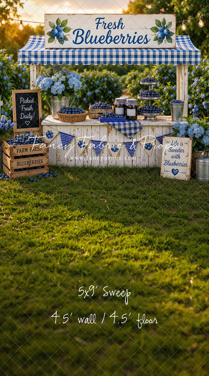 Blueberry Patch Market - With Sweep Option