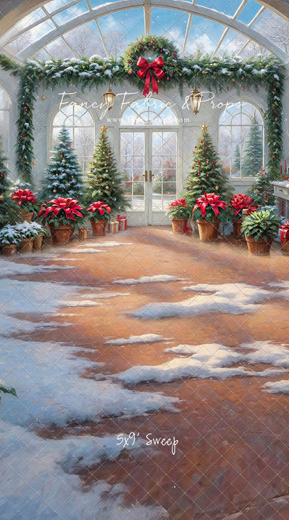 Enchanted Winter Conservatory - With Sweep Option