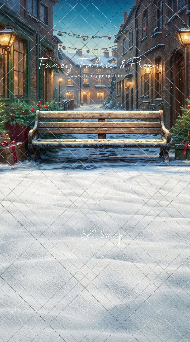 Festive Holiday Avenue - with Sweep Option