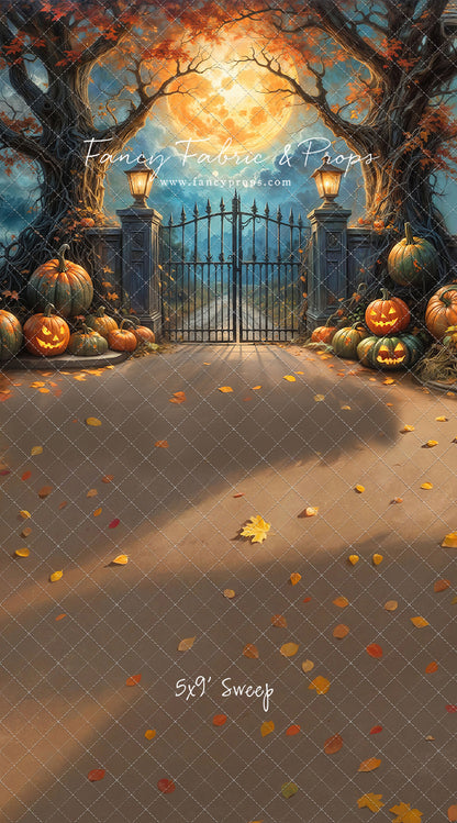 Halloween Lantern Lane - With Sweep Option